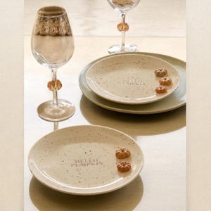 Handmade Halloween Plate Set of 2 – Ceramic Serving Plates