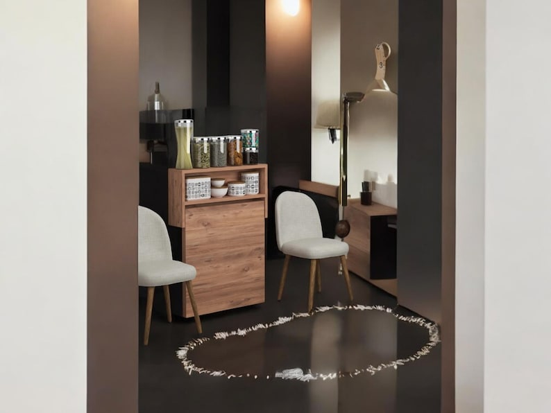 Handmade Solid Wood Wall Mounted Foldable Table | Space Saving Dining ...