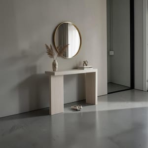 Handmade Modern  Console Table Custom Size Entryway Desk