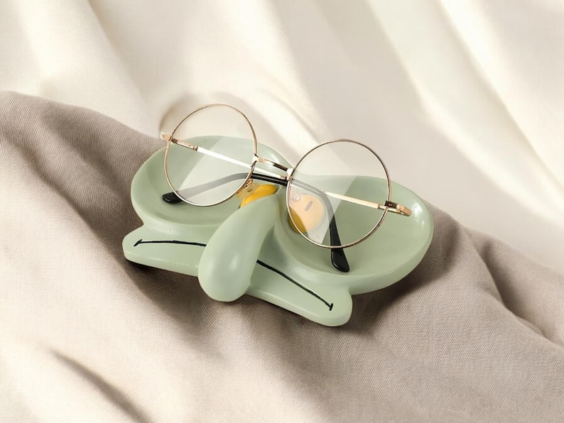 Handmade Glasses Holder Jewelry Tray 16x11 cm | Unique Home Decor, Organizer for Sunglasses, Eyeglasses & Accessories, Gift Idea image 4