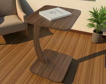 Handmade Rectangular Side Table – Sofa Tray, Couch End Table, Coffee Stand (35x40x40 cm)