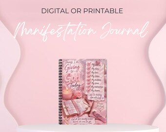Manifestation Journal: 3-6-9 Method, Dream, Attraction List (Digital or Printable)