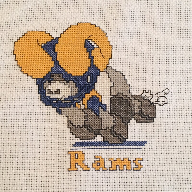 Nfl Cross Stitch Pattern - Etsy