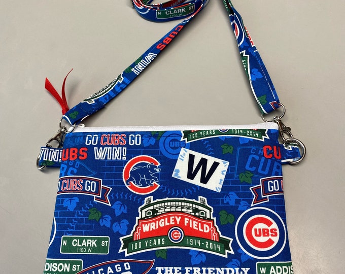 Chicago Cubs 9' X 5 Cross Body Stadium Purse Etsy