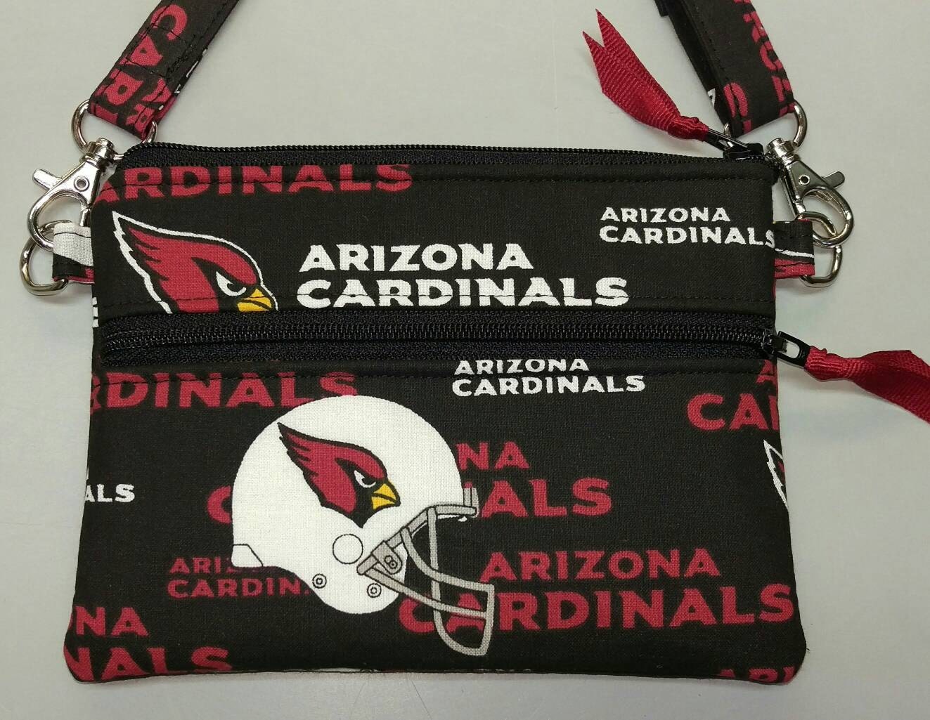 NFL AZ Cardinals Suki Crossbody Med Wristlet