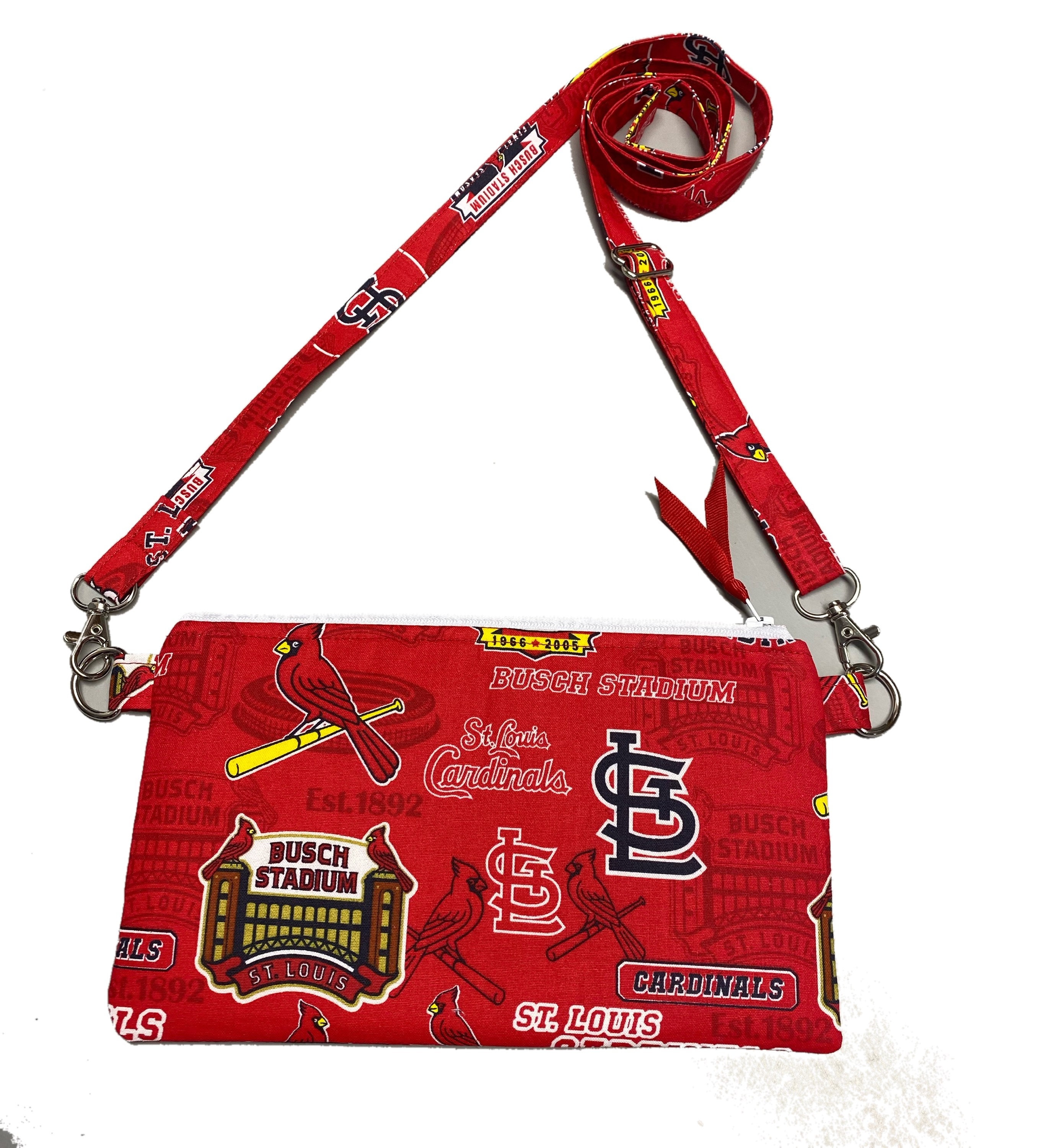 MLB St Louis Cardinals Wristlet Key Chains Hook and Ring 9 Long
