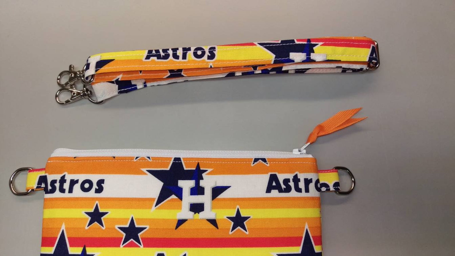 HOUSTON ASTROS purse/ messenger bag with adjustable strap Etsy