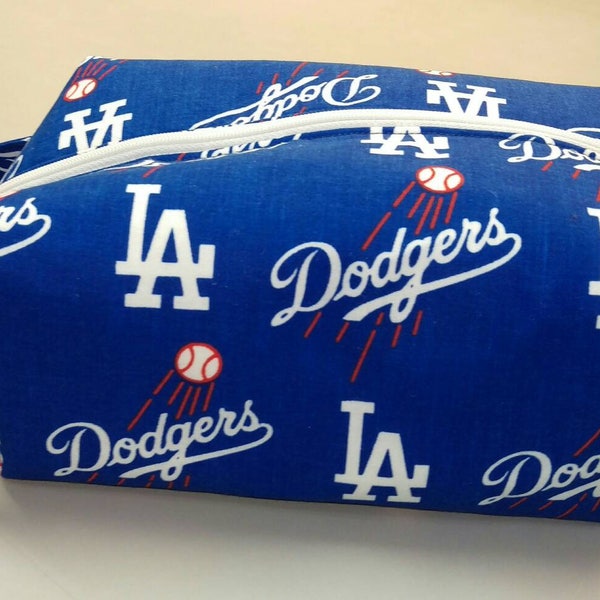 Los Angeles Dodgers handmade toiletry kit, shave kit, makeup bag, dopp kit
