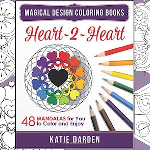 Heart2Heart Adult Coloring Book 48 Mandalas to Color & Enjoy Magical Design Coloring Books image 1