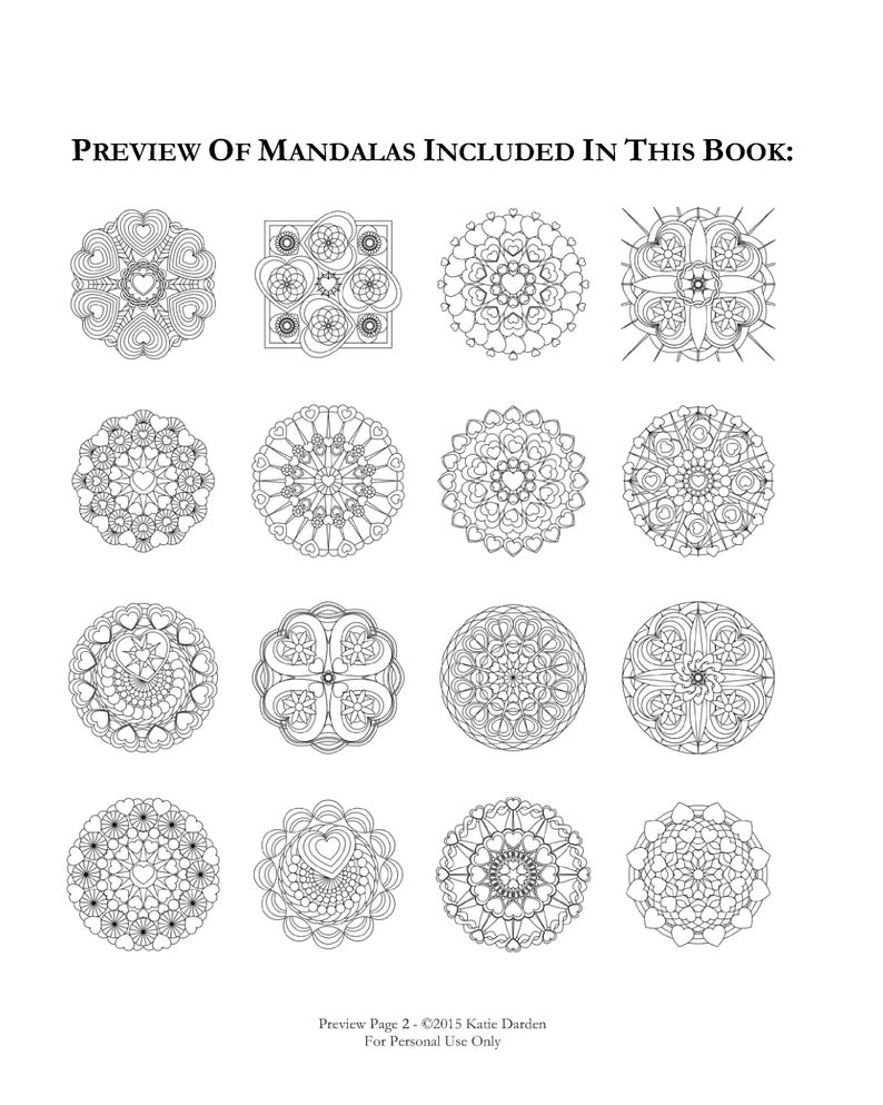 Heart2Heart Adult Coloring Book 48 Mandalas to Color & Enjoy Magical Design Coloring Books image 5