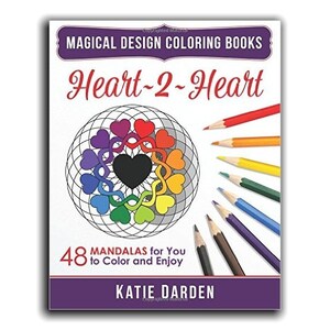 Heart2Heart Adult Coloring Book 48 Mandalas to Color & Enjoy Magical Design Coloring Books image 2