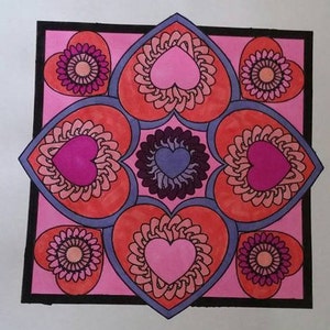 Heart2Heart Adult Coloring Book 48 Mandalas to Color & Enjoy Magical Design Coloring Books image 7