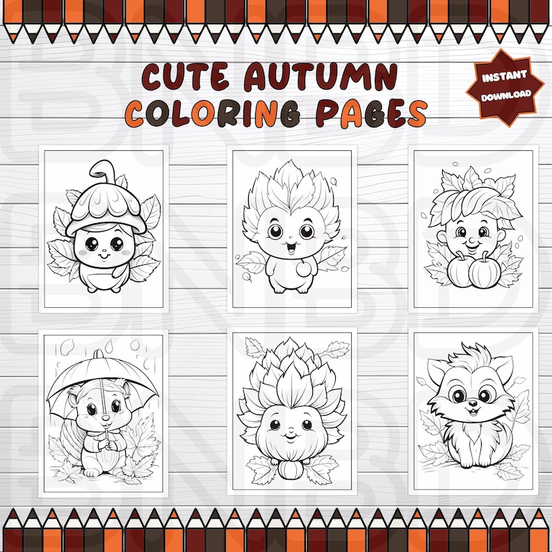 35 Cute Autumn Coloring Pages - Il 794xN.6405992456 Jds0 