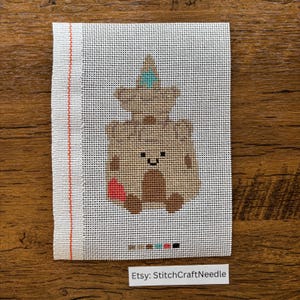 Sandcastle needlepoint canvas