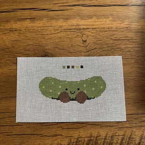 pickle needlepoint canvas