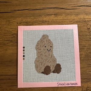 Peanut needlepoint canvas
