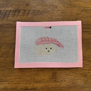 Sushi needlepoint canvas