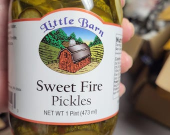 Sweet Fire Pickles: Small Batch Jalapeño Infused Pickles