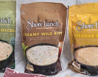 Shore Lunch Soup Mixes- just add water! great gift for elderly or sick