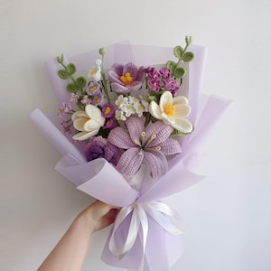 hand made flower, knitting