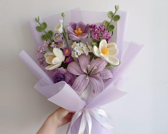 hand made flower, knitting