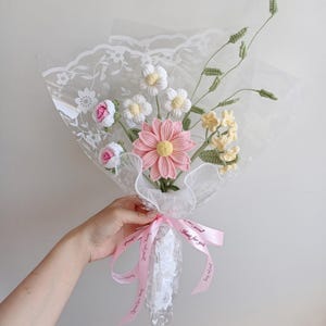 編み物の花、バラ、チューリップ、ギフト、手作り、バレンタイン、かぎ針編み、編み物