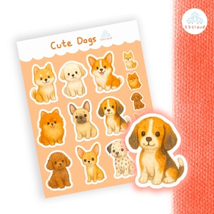 Surtido de pegatinas grandes para mascotas, calcomanías para perros, pegatinas para autos, portátiles, planificadores de botellas, regalo para la pérdida de una mascota, regalo para ella, regalo de cumpleaños, regalo para amantes de los perros.