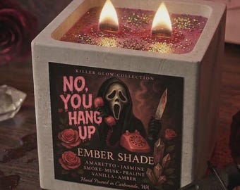 Ember Shade - No, You Hang Up -Sweet amaretto & Jasmine, Smoke, Dark Musk, Praline, Vanilla and Amber