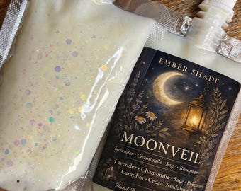 Ember Shade - Moonveil Bedtime Ritual Candle Lavender, Chamomile, Sage, Rosemary, Camphor, Cedar, and Sandalwood