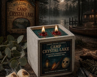 Ember Shade - Camp Crystal Lake - Eucalyptus, Marshmallow, Patchouli, Oak, Ember