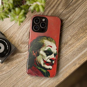The Joker Phone Case - Joker iPhone Case - Joker Samsung Phone Case - Gift for Comic Fans - Protective Cell Phone Case - Villain Phone Case