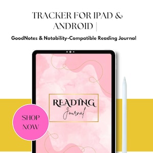 Ultimativer digitaler Leseplaner | Klassische Papierbeschaffenheits-Lese-Tracker | iPad & Android | GoodNotes, Notability Compatibl Reading Journal