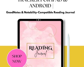 Ultimate Digital Reading Planner | Classic Paper Texture Reading Tracker | iPad & Android | GoodNotes,  Notability Compatibl Reading Journal