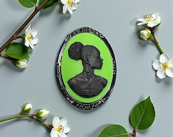 African American Cameo / Brooch