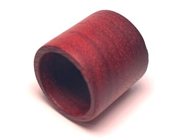 Padauk Wood Woggle Wooden Necker Slide