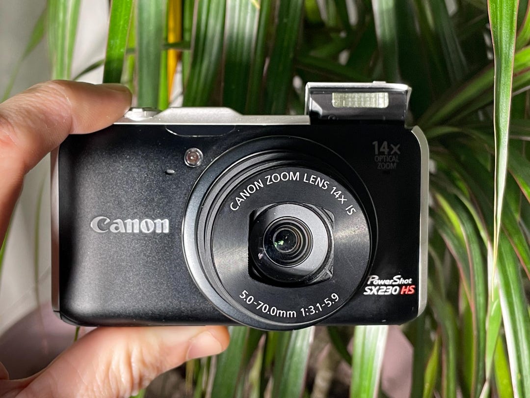 Canon Powershot SX230 HS Vintage Digital Camera - Etsy