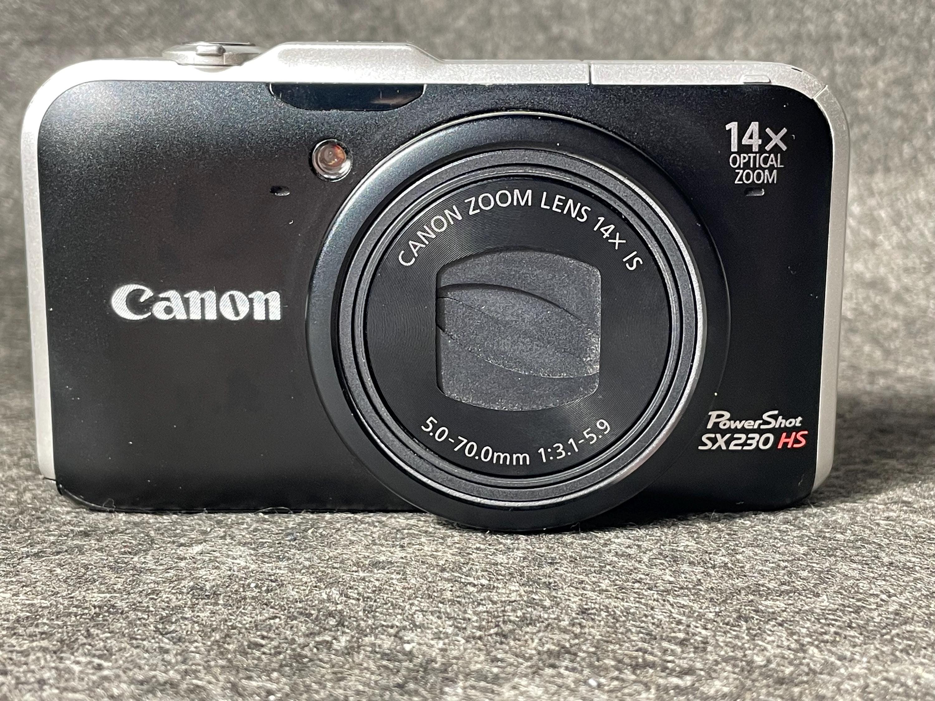 Canon Powershot SX230 HS Vintage Digital Camera - Etsy