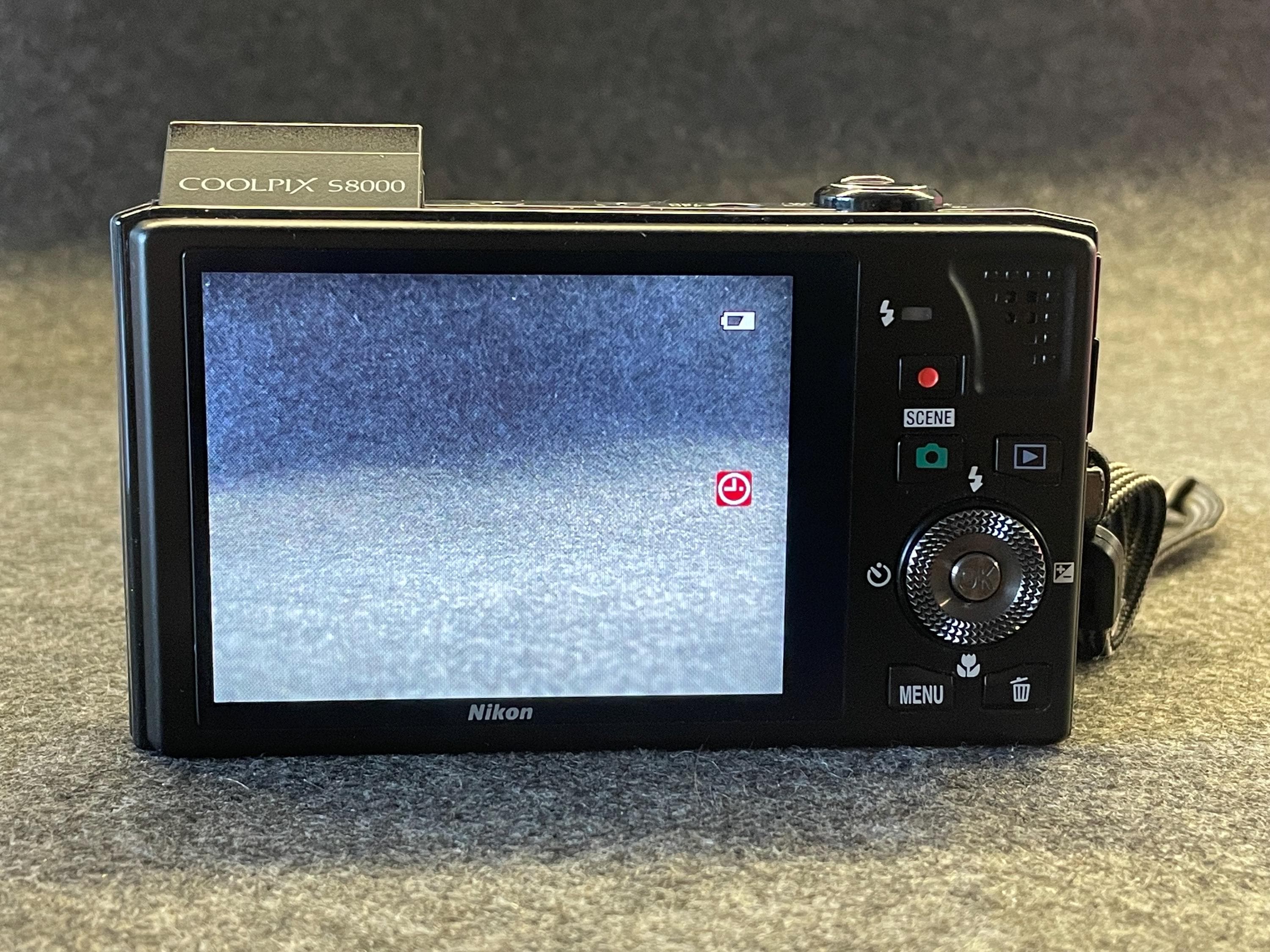 Nikon COOLPIX S8000 Digital Camera – 14.2MP Compact Point & Shoot