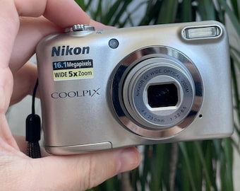 Nikon Coolpix A10 Digital Camera - Red - 16.1 MP, 5x Zoom - Etsy