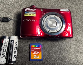 Buy Nikon Coolpix A10 Digital Camera - Red - 16.1 MP, 5x Zoom