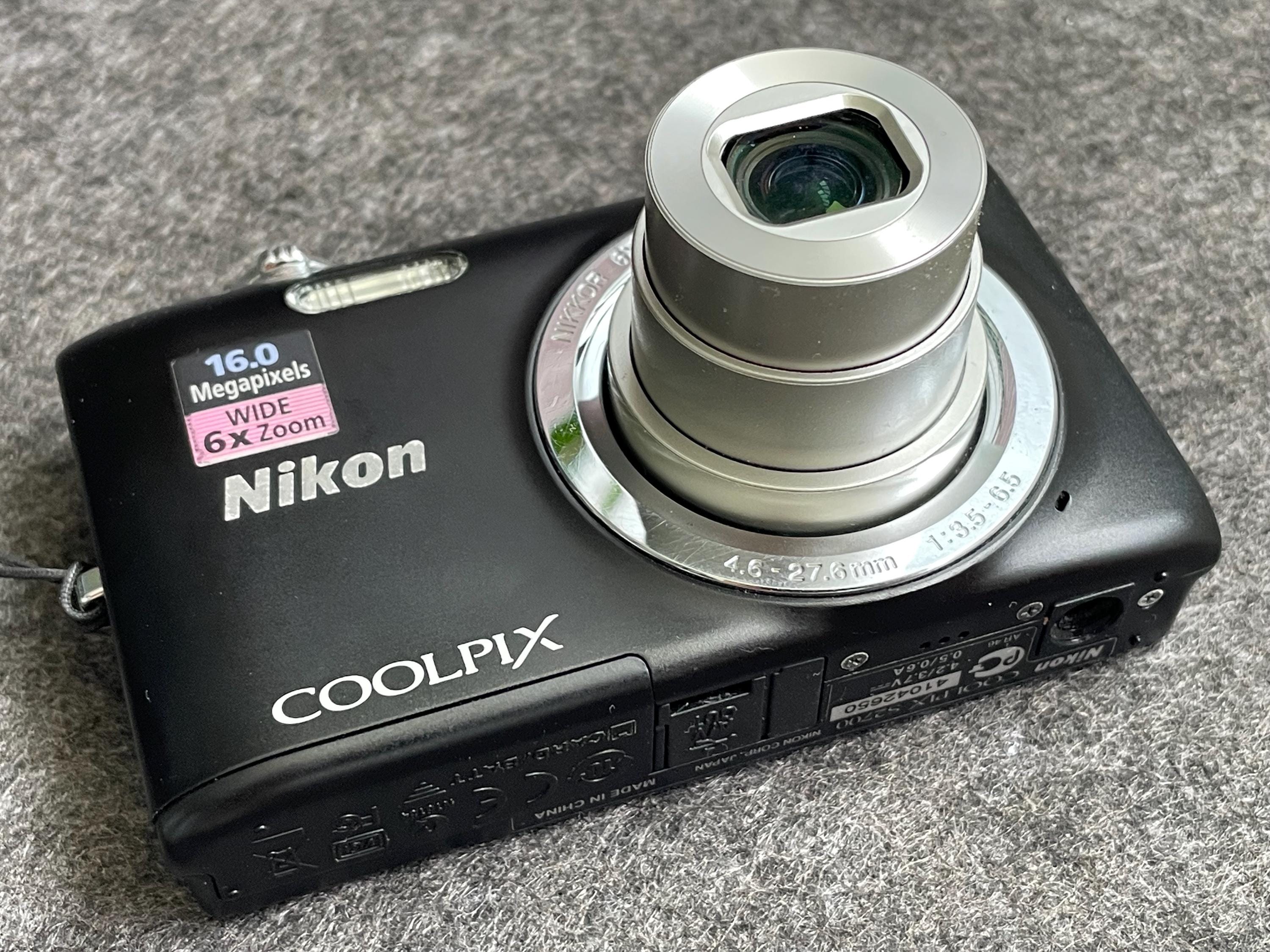 Digital Camera — Nikon COOLPIX S2700 Compact 16 MP, 6x Zoom - Etsy