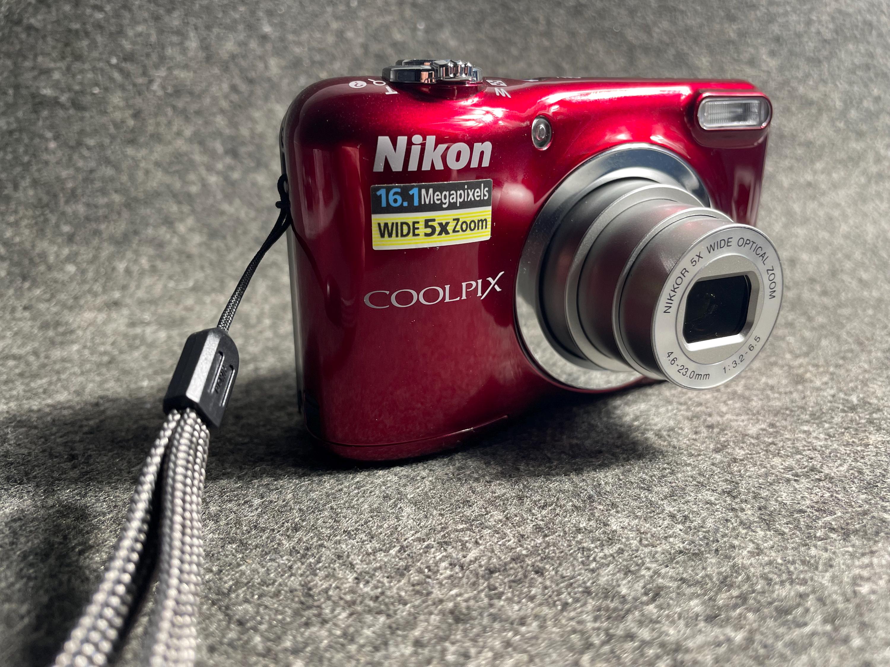 Buy Nikon Coolpix A10 Digital Camera - Red - 16.1 MP, 5x Zoom