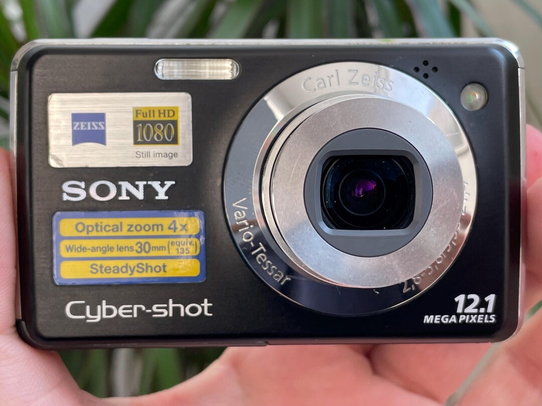 Sony Cyber-shot DSC-W210 Digital Camera: 12.1MP Carl Zeiss Lens, 4x ...