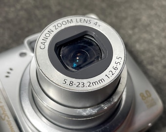 Canon Powershot A580 Silver 8.0MP Digital Compact Camera - Etsy