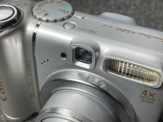 Canon Powershot A580 Silver 8.0MP Digital Compact Camera - Etsy