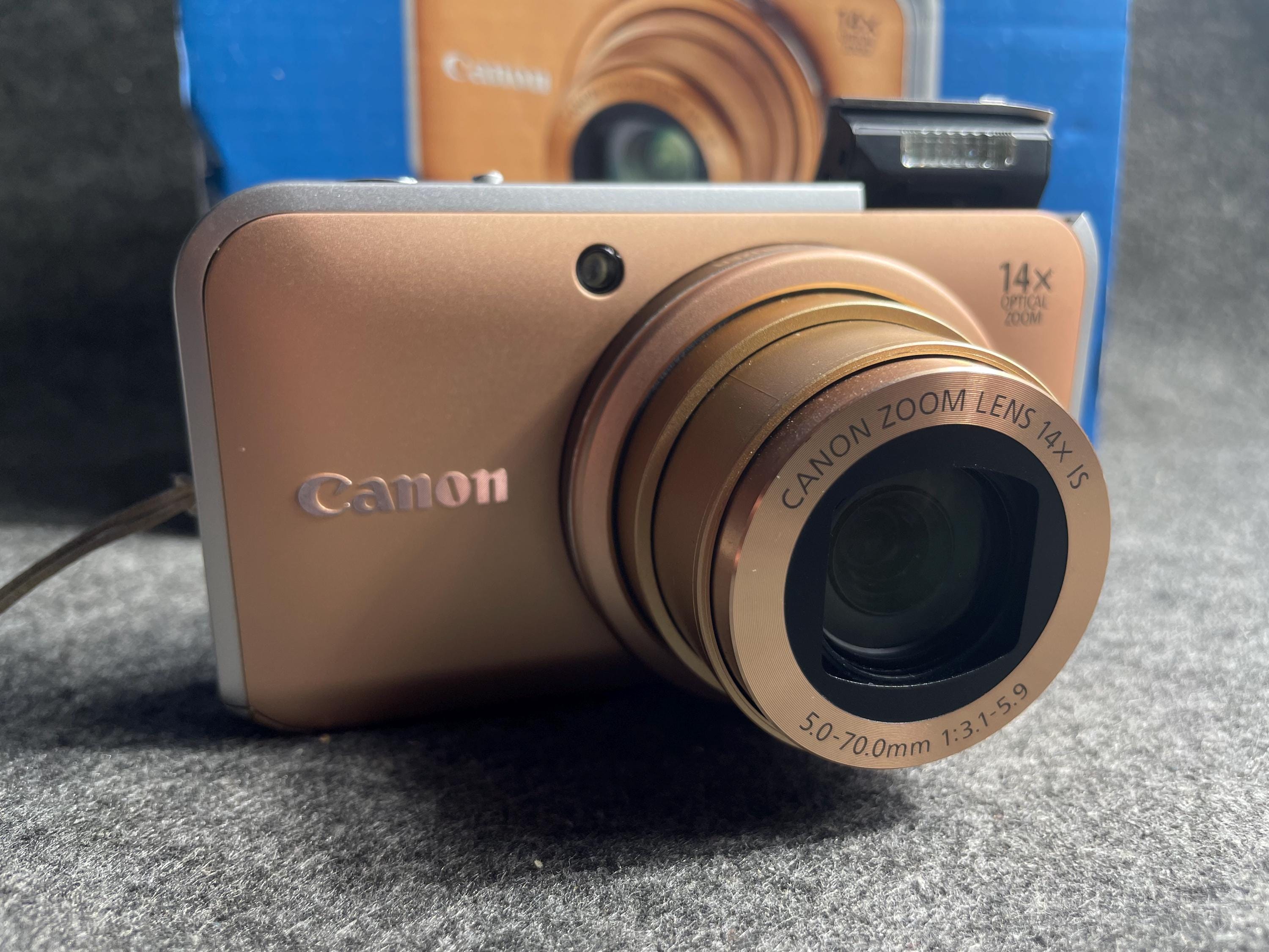 Canon PowerShot SX210IS ゴールド 希少なゴールドCanon PowerShot SX210 ISデジタルカメラ：フルセット