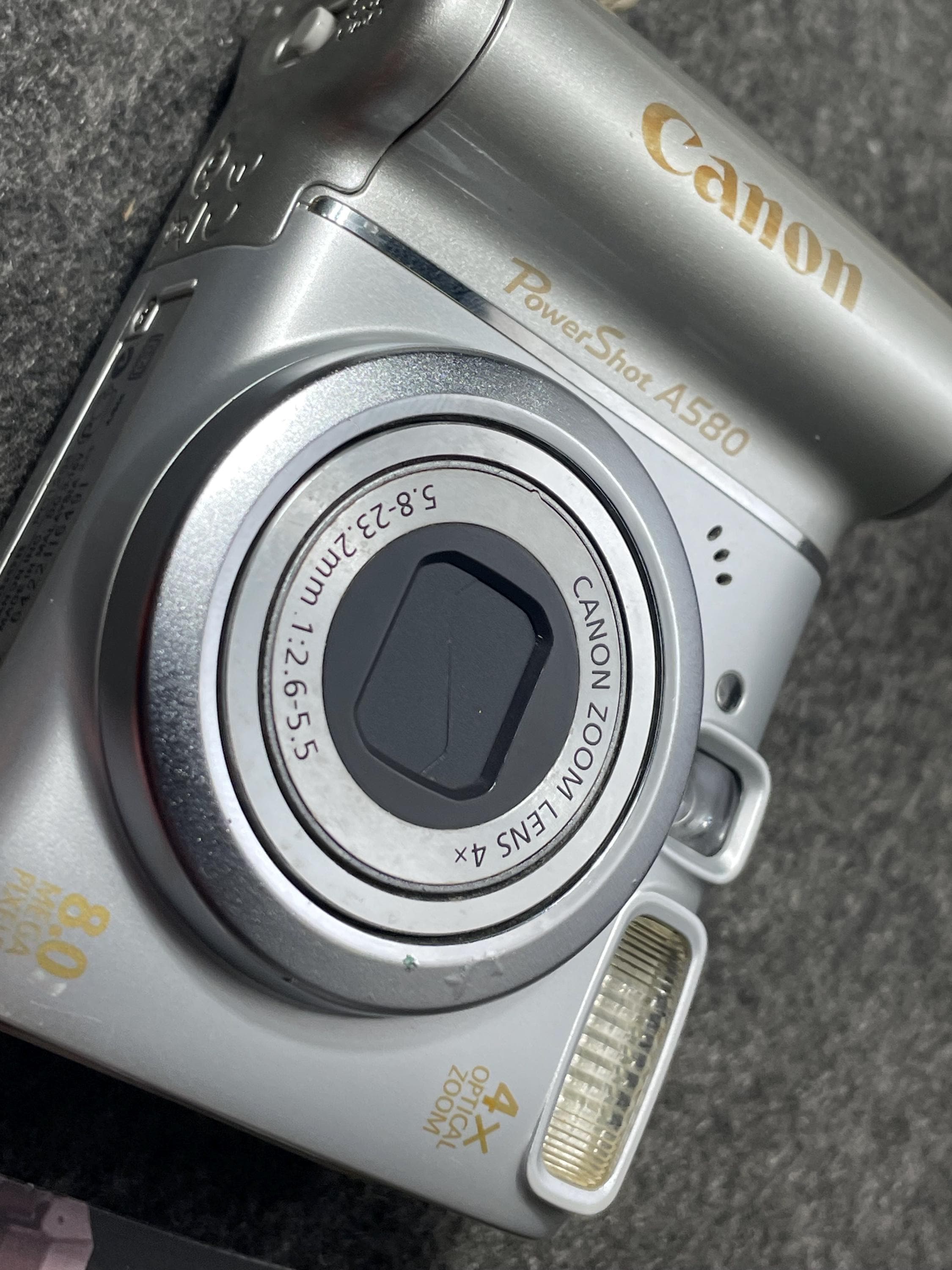 Buy Canon Powershot A580 Silver 8.0MP Digital Compact Camera