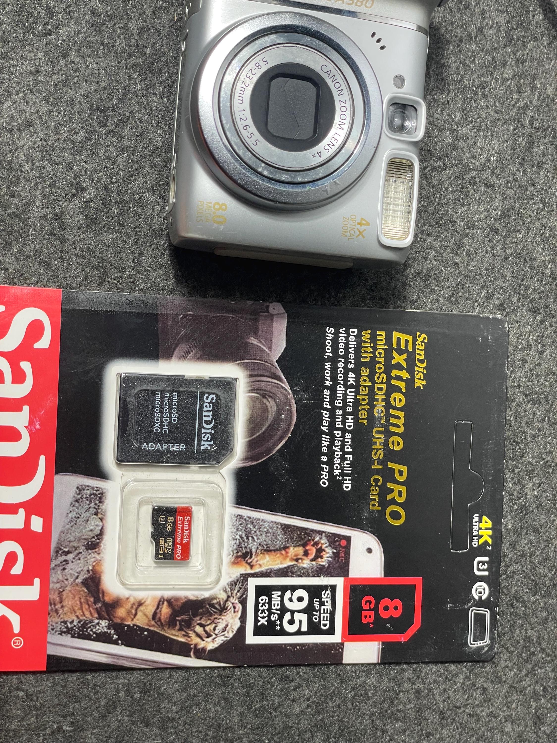 Buy Canon Powershot A580 Silver 8.0MP Digital Compact Camera