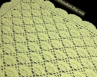 Soft Baby Blanket Throw Yellow