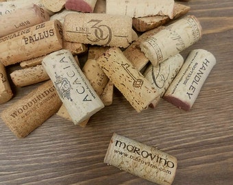 pre-cut wine corks - eco friendly craft supplies - natural wine corks for diy crafts